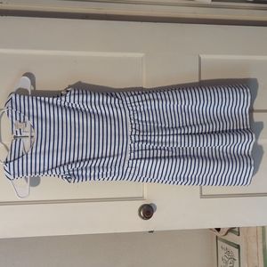 Striped J crew dress